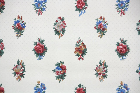 1950s Floral Vintage Wallpaper