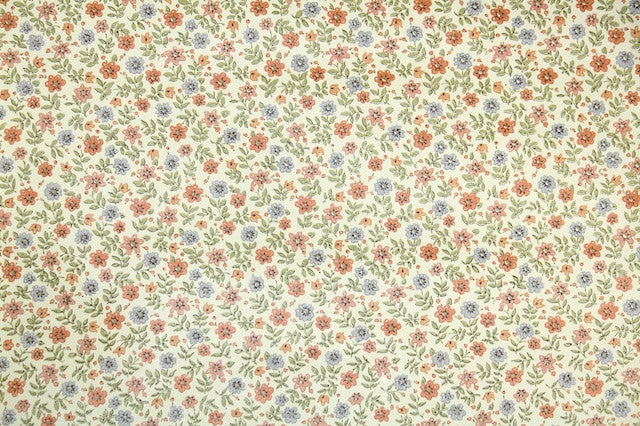 1960s Floral Vintage Wallpaper