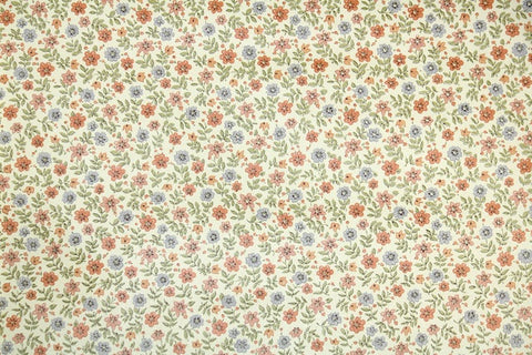 1960s Floral Vintage Wallpaper