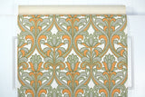 1960s Damask Vintage Wallpaper