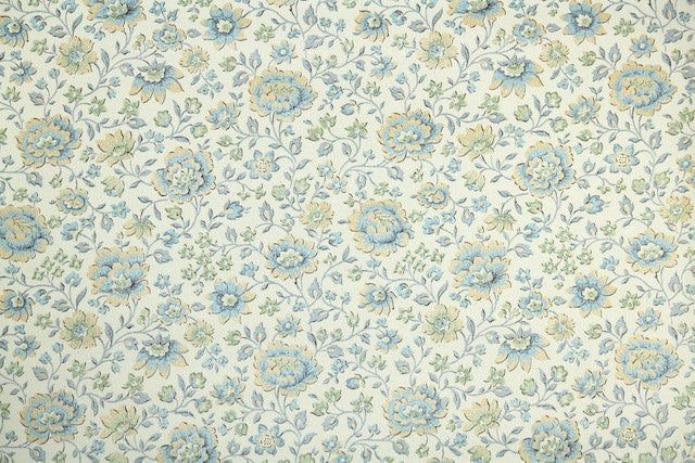 1970s Floral Vintage Wallpaper