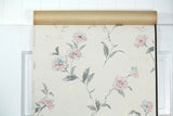 1960s Floral Vintage Wallpaper