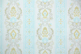 1960s Damask Vintage Wallpaper