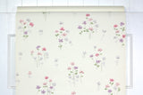 1950s Floral Vintage Wallpaper