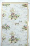 1930s Scenic Vintage Wallpaper