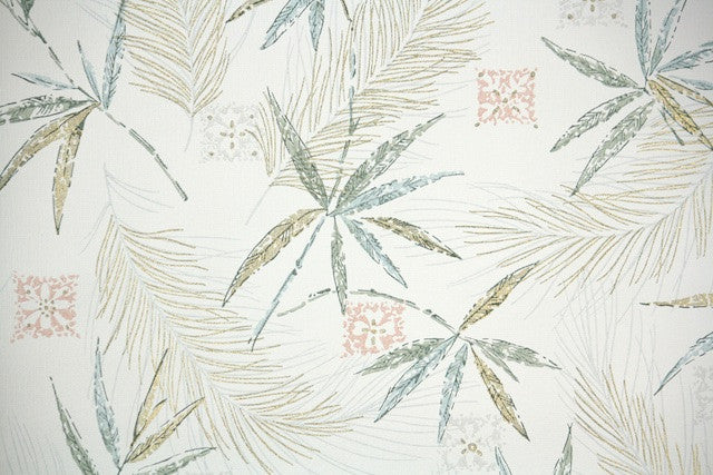 1950s Botanical Vintage Wallpaper