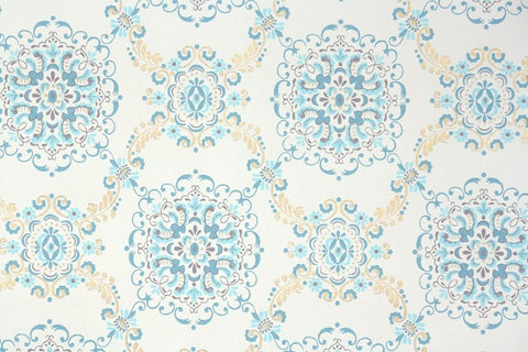 1960s Geometric Vintage Wallpaper