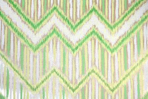 1970s Geometric Mylar Vintage Wallpaper