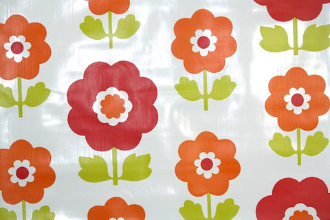 1970s Floral Vinyl Vintage Wallpaper