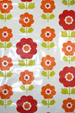 1970s Floral Vinyl Vintage Wallpaper