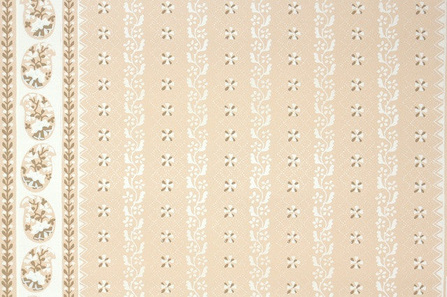 1950s Stripe Vintage Wallpaper