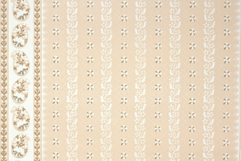 1950s Stripe Vintage Wallpaper