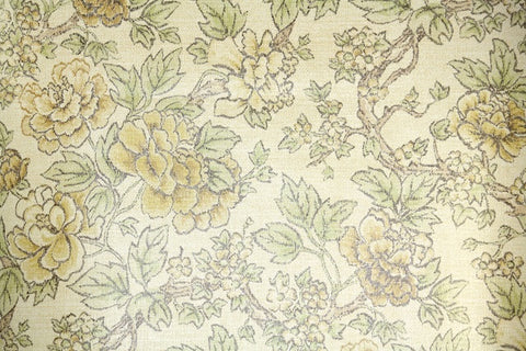 1970s Floral Vintage Wallpaper