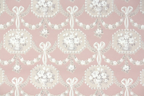 1950s Floral Vintage Wallpaper