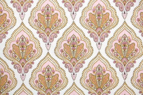 1960s Damask Vintage Wallpaper