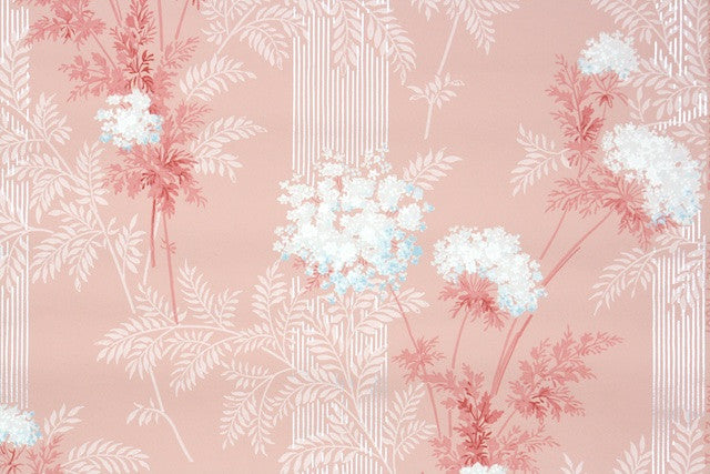 1940s Floral Vintage Wallpaper