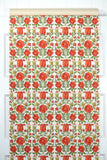 1960s Floral Vintage Wallpaper