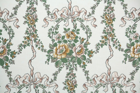1950s Floral Vintage Wallpaper