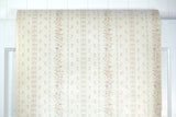 1960s Floral Stripe Vintage Wallpaper