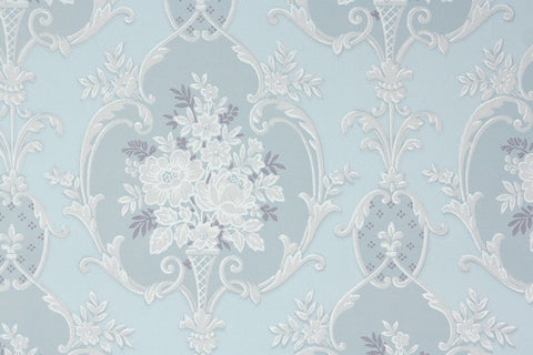 1950s Floral Vintage Wallpaper