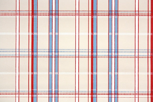 1940s Plaid Vintage Wallpaper