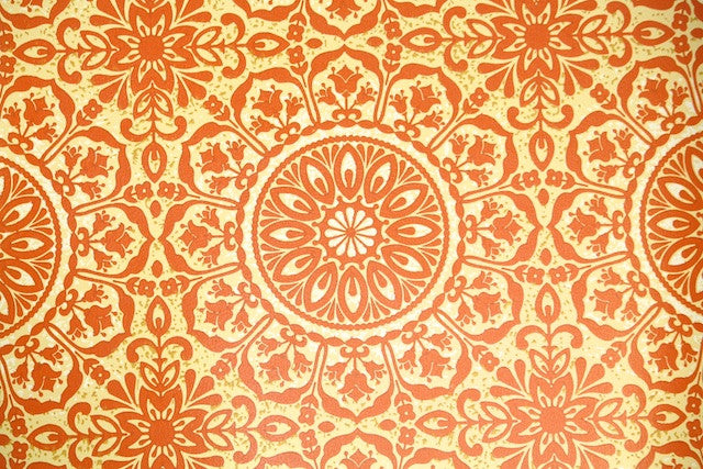 1970s Geometric Vintage Wallpaper