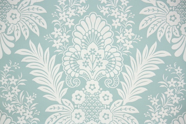 1950s Damask Vintage Wallpaper