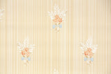 1940s Floral Vintage Wallpaper