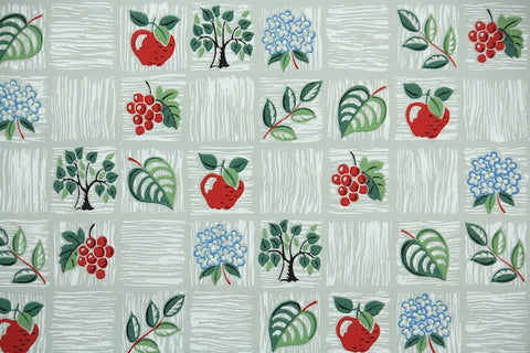 1950s Kitchen Vintage Wallpaper