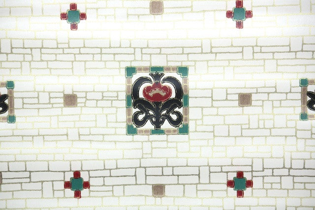 1940s Kitchen Vintage Wallpaper