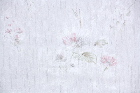1980s Floral Vintage Wallpaper