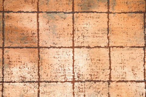 1970s Faux Tile Vinyl Vintage Wallpaper