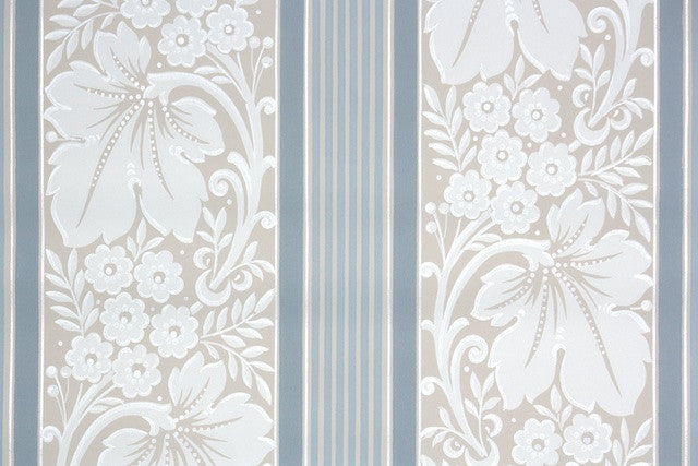 1950s Botanical Vintage Wallpaper