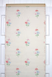 1940s Floral Vintage Wallpaper