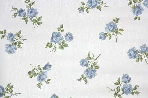 1960s Floral Vintage Wallpaper