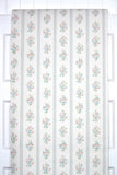 1960s Floral Stripe Vintage Wallpaper