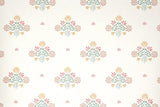 1980s Floral Vintage Wallpaper