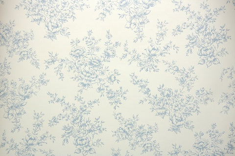 1970s Floral Vintage Wallpaper