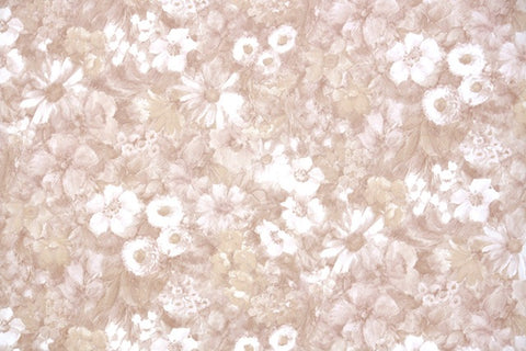 1980s Floral Vintage Wallpaper