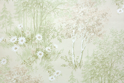 1970s Botanical Vintage Wallpaper