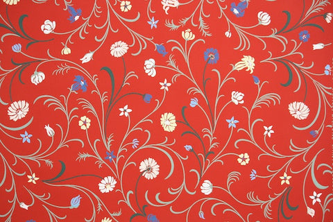 1950s Floral Vintage Wallpaper