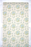 1960s Floral Vintage Wallpaper