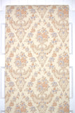 1960s Floral Damask Vintage Wallpaper