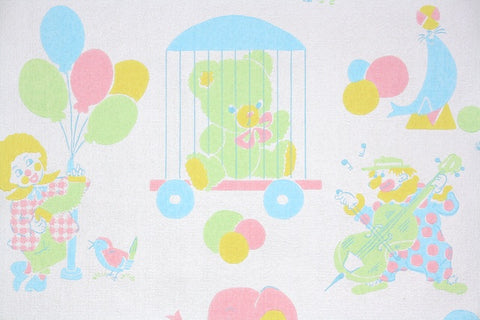 1960s Childrens Vintage Wallpaper