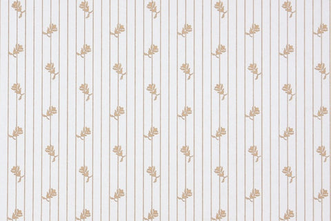 1980s Floral Vintage Wallpaper