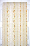 1970s Floral Stripe Vintage Wallpaper
