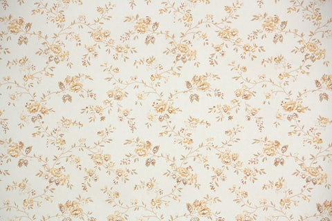1970s Floral Vintage Wallpaper