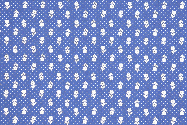 1980s Floral Vintage Wallpaper