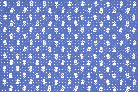 1980s Floral Vintage Wallpaper