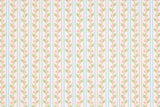 1980s Floral Stripe Vintage Wallpaper
